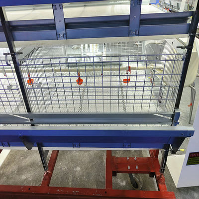 H Frame Battery Broiler Chicken Cage Hot Galvanized Steel Wire Mesh