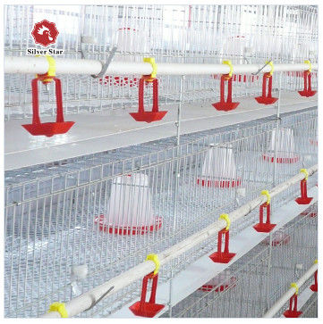A-Typ-Broiler-Batteriekäfigsystem für Geflügelfarmen. Hersteller von feuerverzinkten A-Typ-Broilerkäfigen